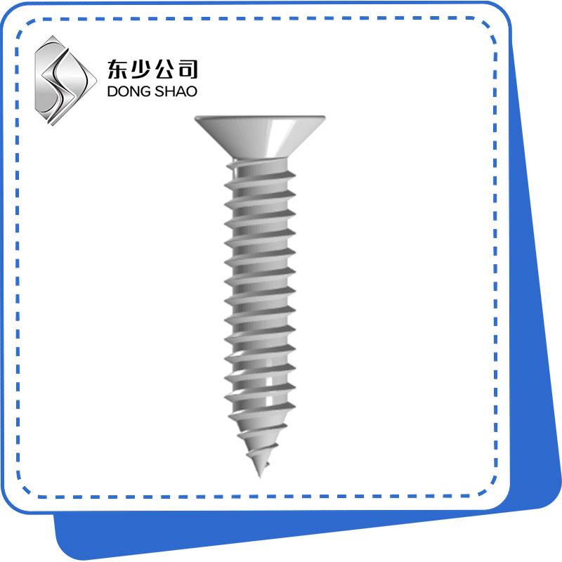 Sgriwiau Hunan-dapio Pen Cownter Croes gilfachog