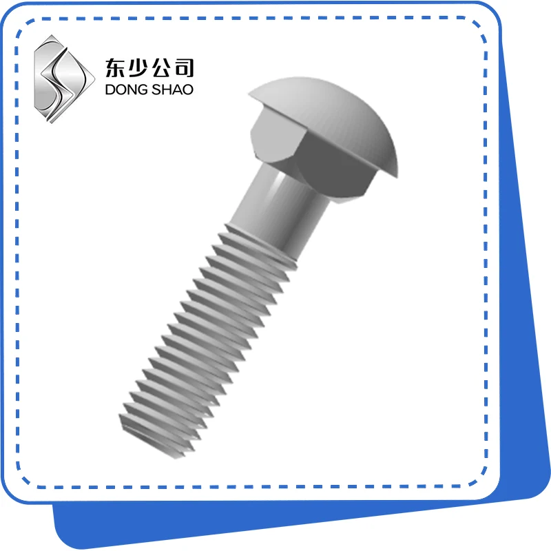 Bolltau Gwddf Sgwâr Pen lled-rownd